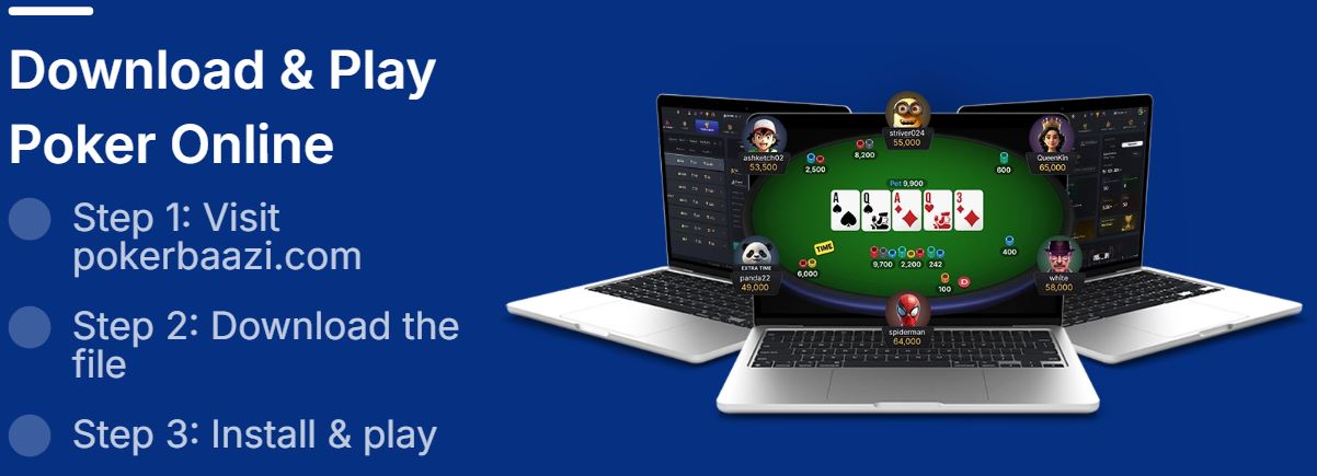 Join PokerBaazi to get welcome bonus